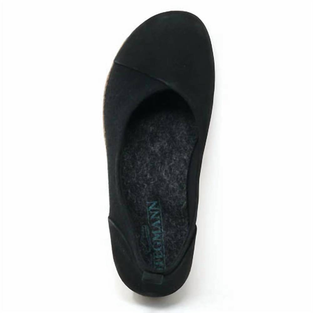Elegant Black Wedge Loafers - Picture 2 of 2